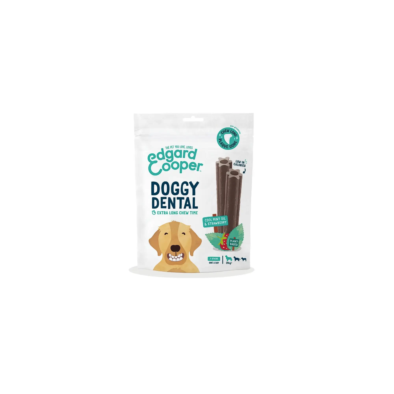 Edgard & Cooper Doggy Dental med jordbær og mint 7 stk. by Edgard & Cooper