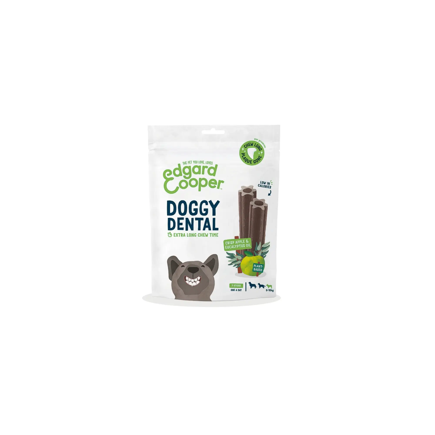 Edgard & Cooper Doggy Dental med æble og eukalyptusolie 7 stk. by Edgard & Cooper