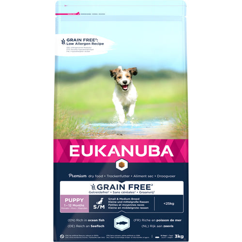 EUKANUBA Puppy Small/Medium Grainfree kyckling