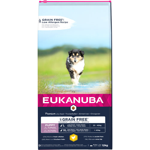 EUKANUBA Puppy Small/Medium Grainfree kyckling