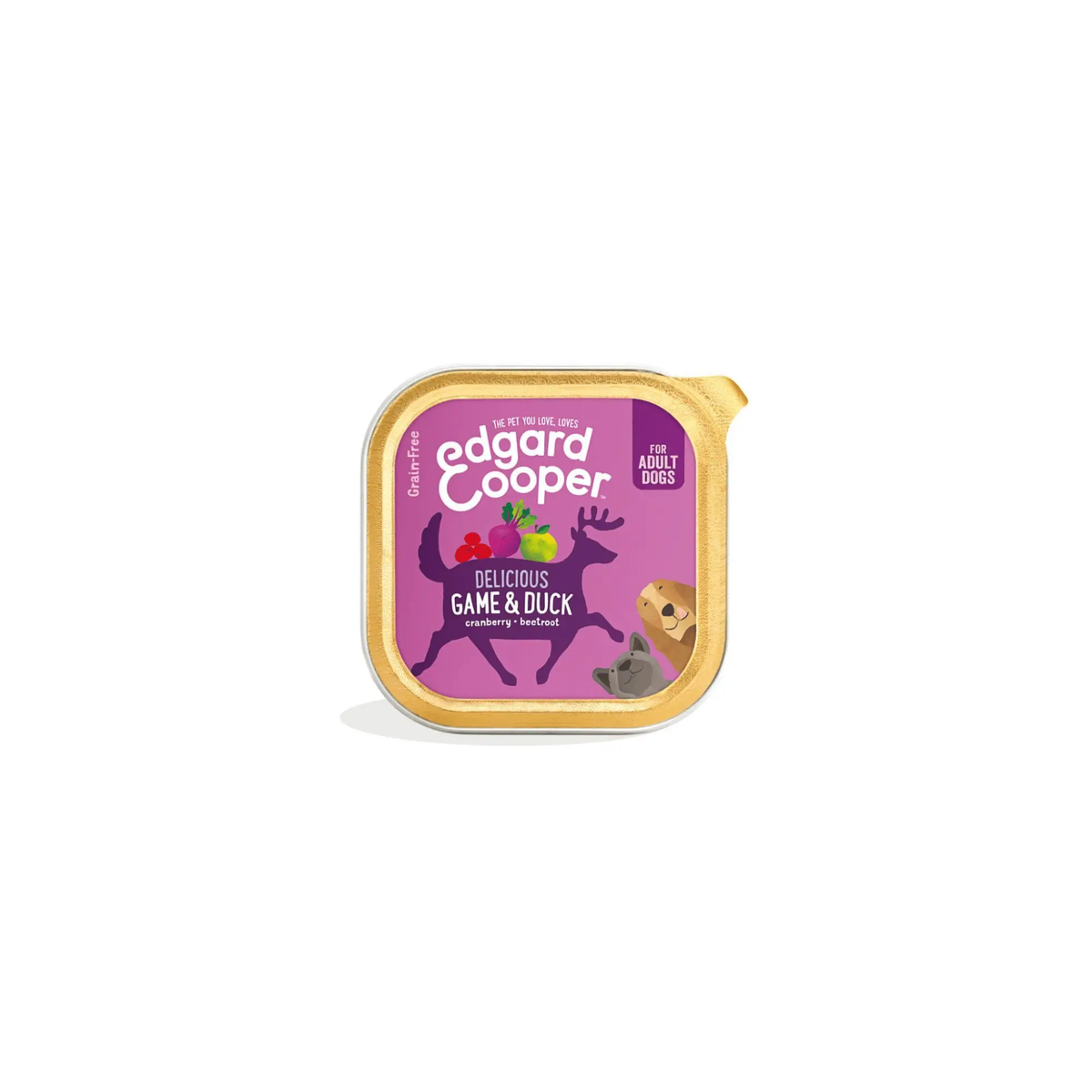 Edgard & Cooper Paté Vildt & And Adult 300 gr. by Edgard & Cooper