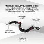 EzyDog Click Zero Shock™ Bæltesadapter by Ezydog
