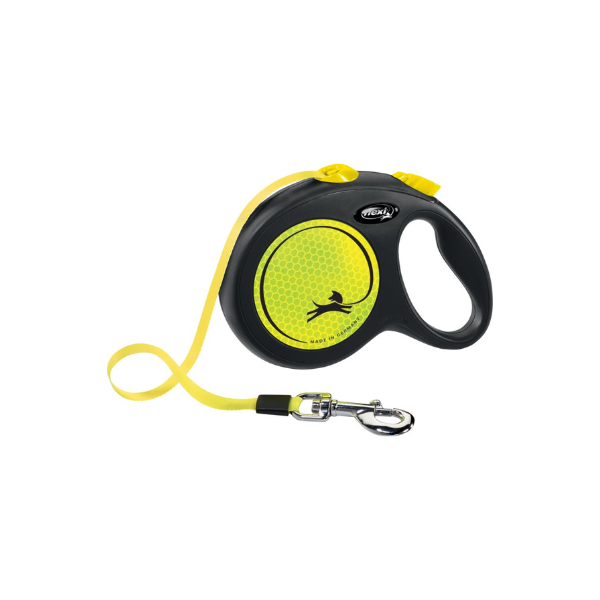 Flexi New Neon Bånd line 5 m.(EU) - FjeldgaardShop.dk Flexi line/rulle line Flexi