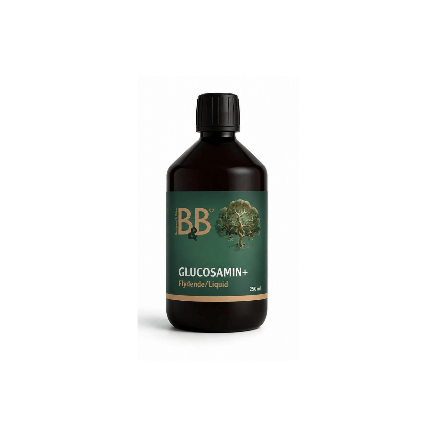B&B Glucosamin+ Liquid flydende ledtilskud til hund med glucosamin MSM og chondroitin
