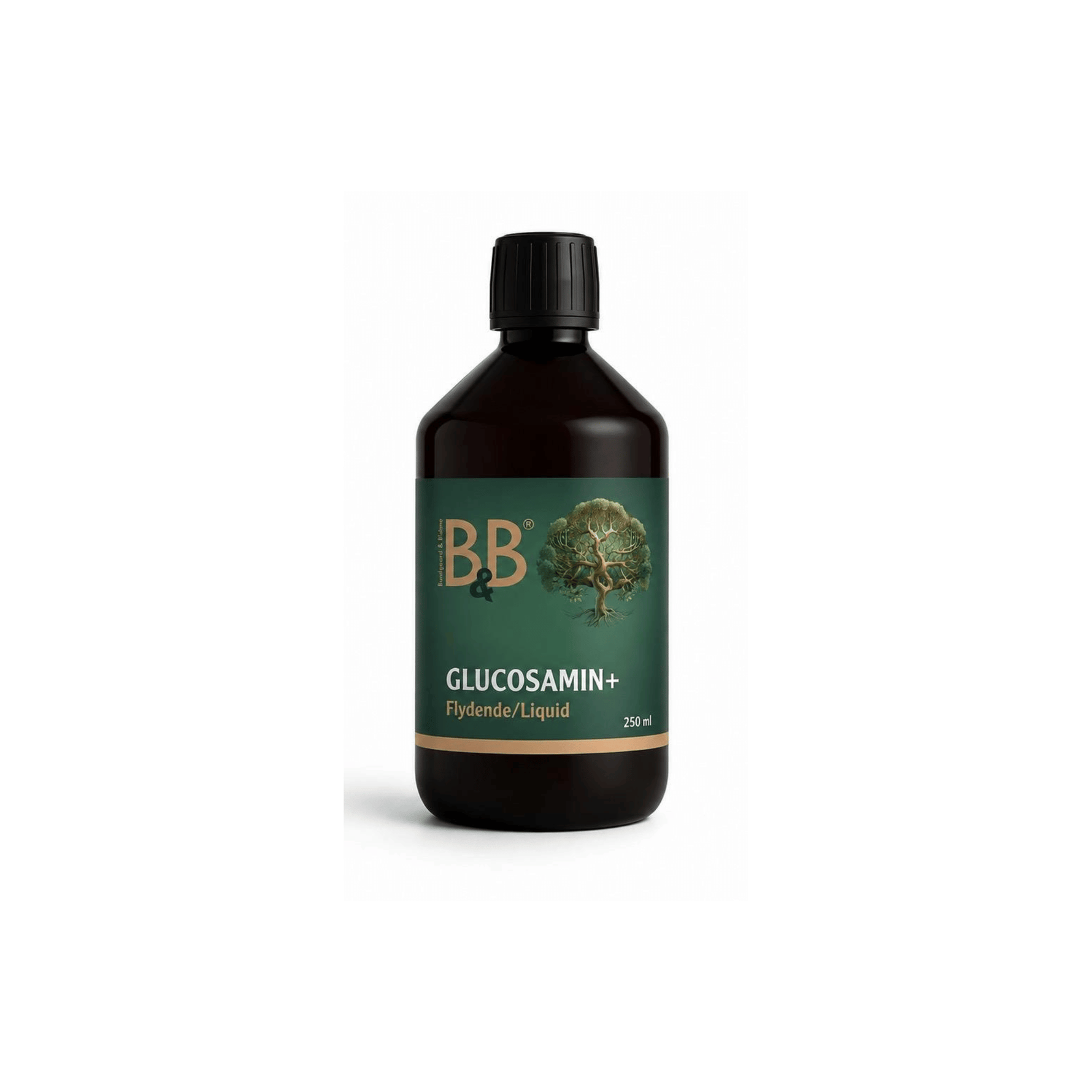 B&B Glucosamin+ Liquid flydende ledtilskud til hund med glucosamin MSM og chondroitin