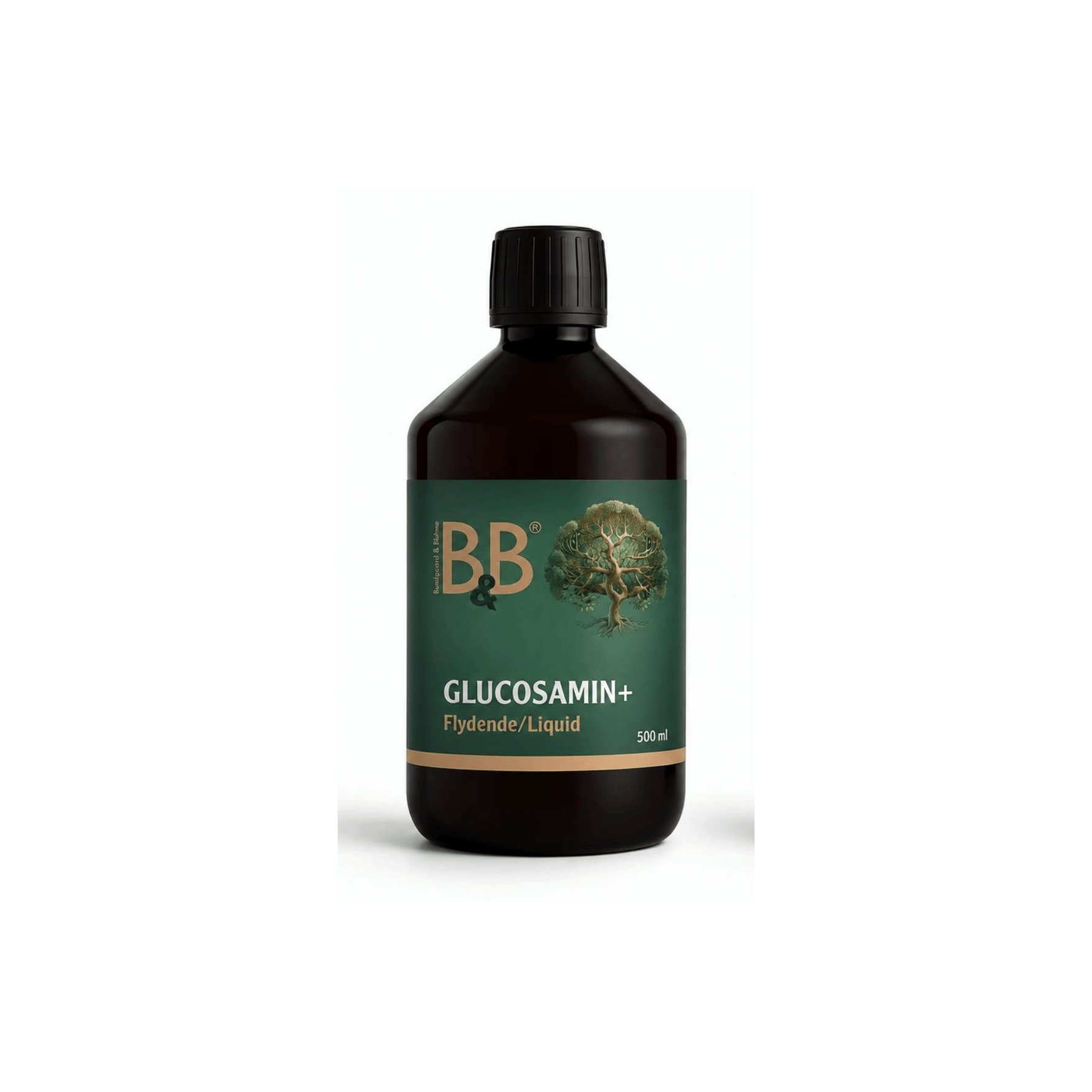 B&B Glucosamin+ Liquid flydende ledtilskud til hund med glucosamin MSM og chondroitin