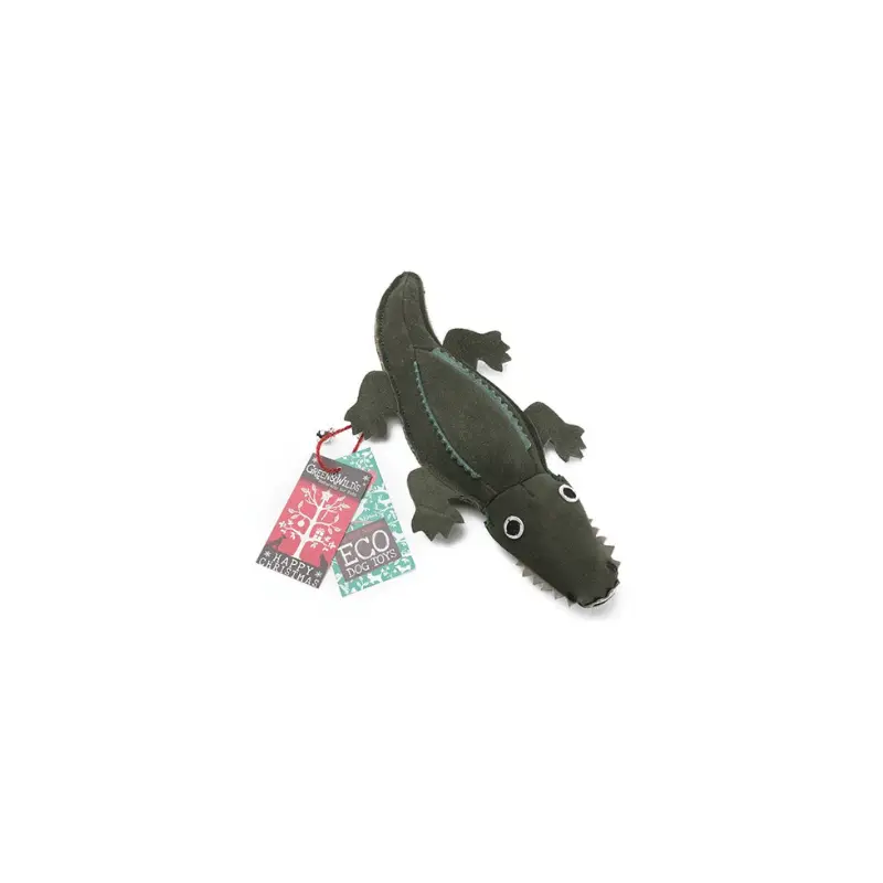 Green & Wilds Colin the Crocodile hundelegetøj 33 cm. by Green & Wilds