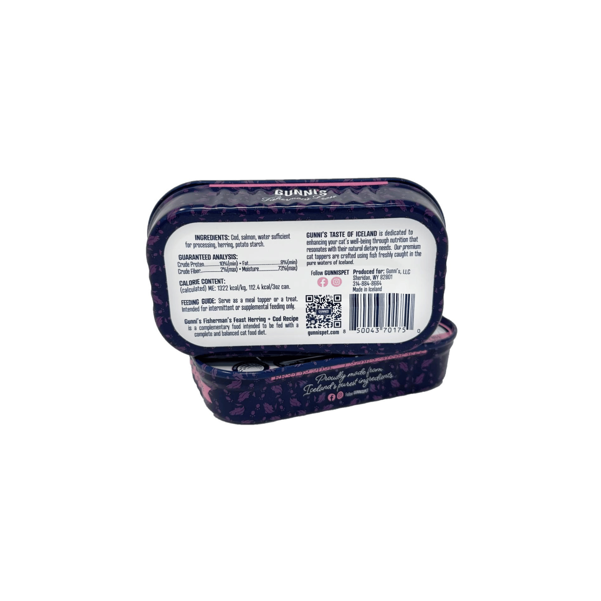 Gunnis Toppers Sild & Torsk 85 gr.