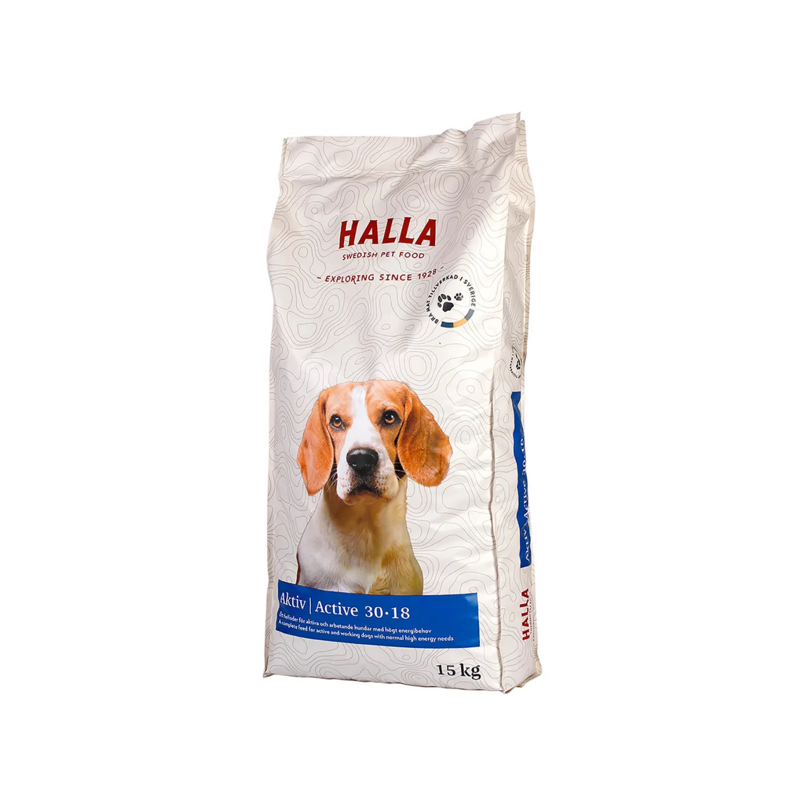 Hundefoder Halla Aktiv 30-18, 15kg