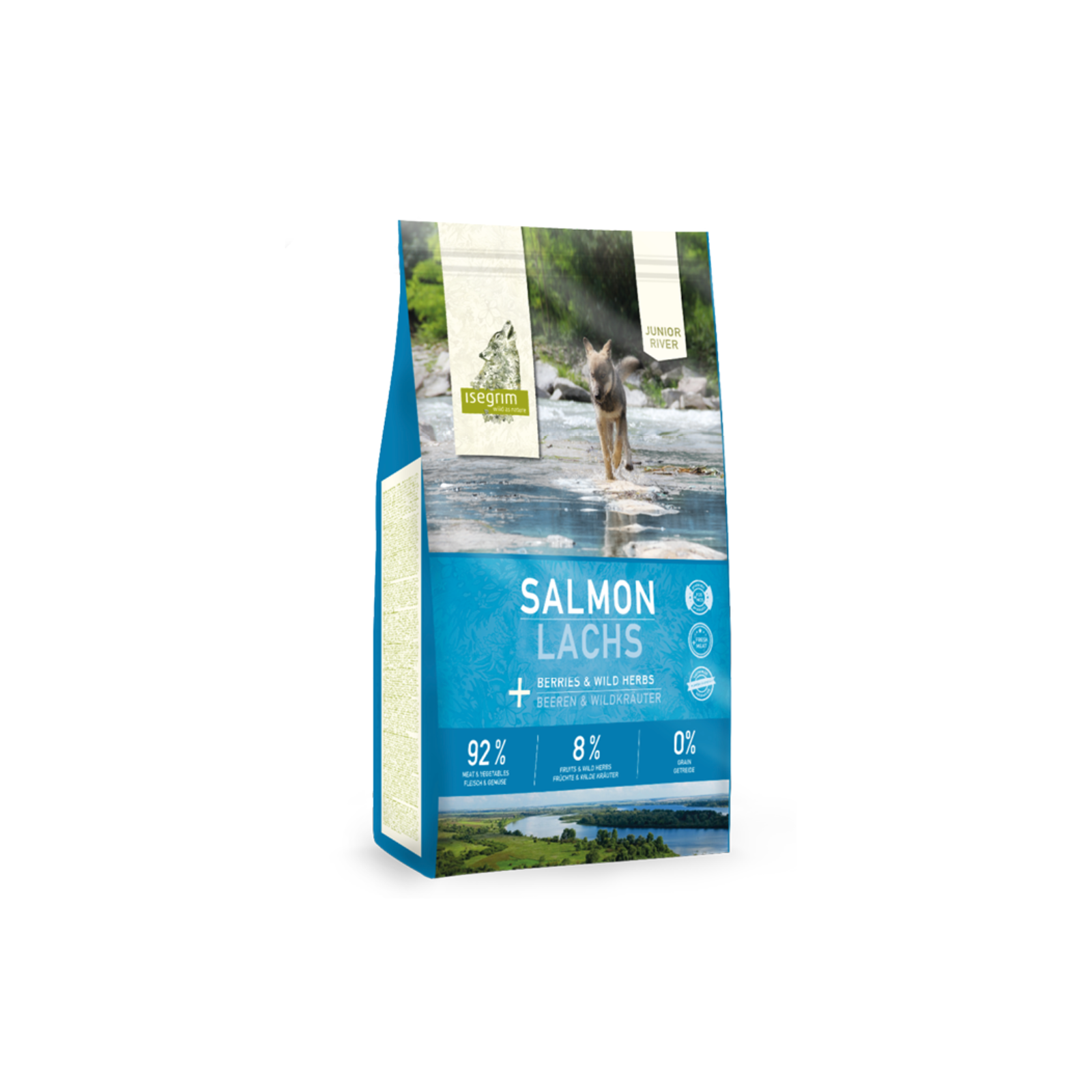 Isegrim River Adult Salmon 3 kg – 92/8/0 % naturligt voksenfoder med laks 🐶🐟