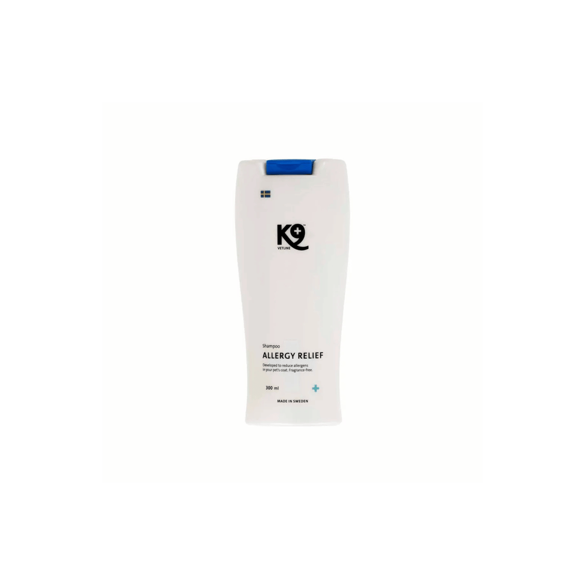 K9 Allergy Relief Shampoo 300 ml parfumefri shampoo til følsomme kæledyr