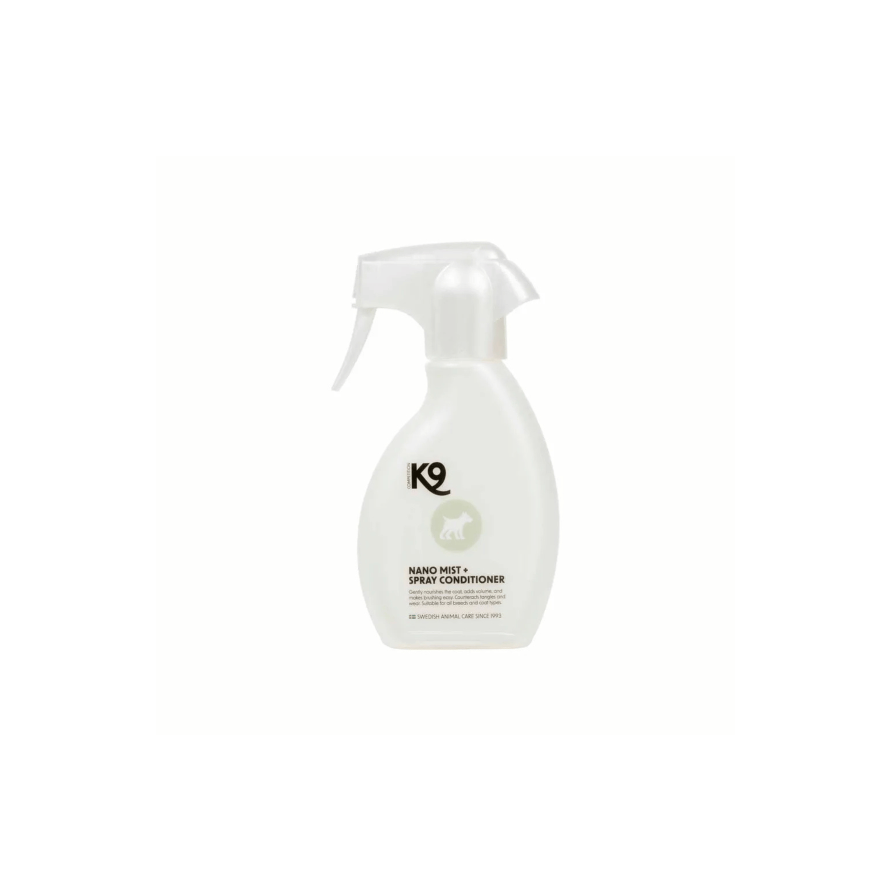 K9 Nano Mist Spraybalsam Aloe Vera 250 ml til udredning af pels
