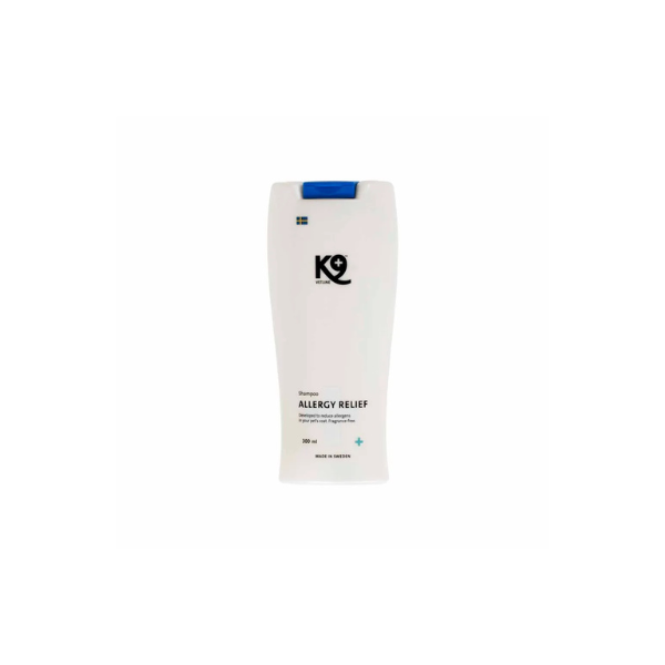 Hundeshampoo - K9 Allergy Relief Shampoo 300 ml. - FjeldgaardShop.dk Hundeshampoo & balsam K9