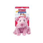 KONG Comfort Kiddos Gris rosa S 16 cm hundebamse med aftagelig piv