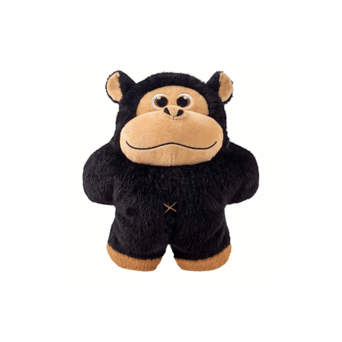 KONG Snuzzles Gorilla XL 28 x 25 x 10 cm plyslegetøj til hund med pivlyd