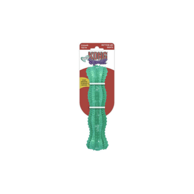 KONG Squeezz Dental Stick M tandplejelegetøj til hund med nubret overflade til hunde