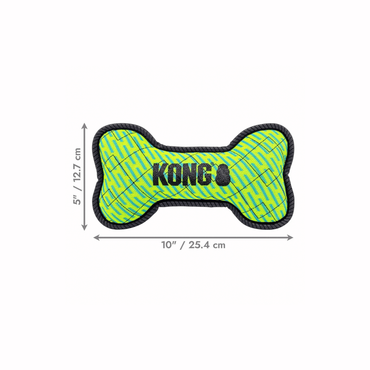 KONG Armor Bone Mix M benformet hundelegetøj med reflekterende kant og piv