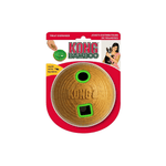 KONG Bamboo Feeder Ball Ø12 cm beige aktiverende foderbold til hund