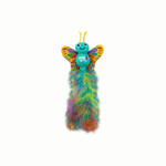 KONG Cat Wubba Butterfly kattelegetøj med catnip, fjer, knitrende vinger og rangle