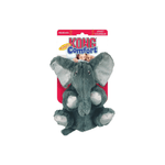 KONG Comfort Kiddos Elefant XS grå plyslegetøj med aftagelig pibelyd