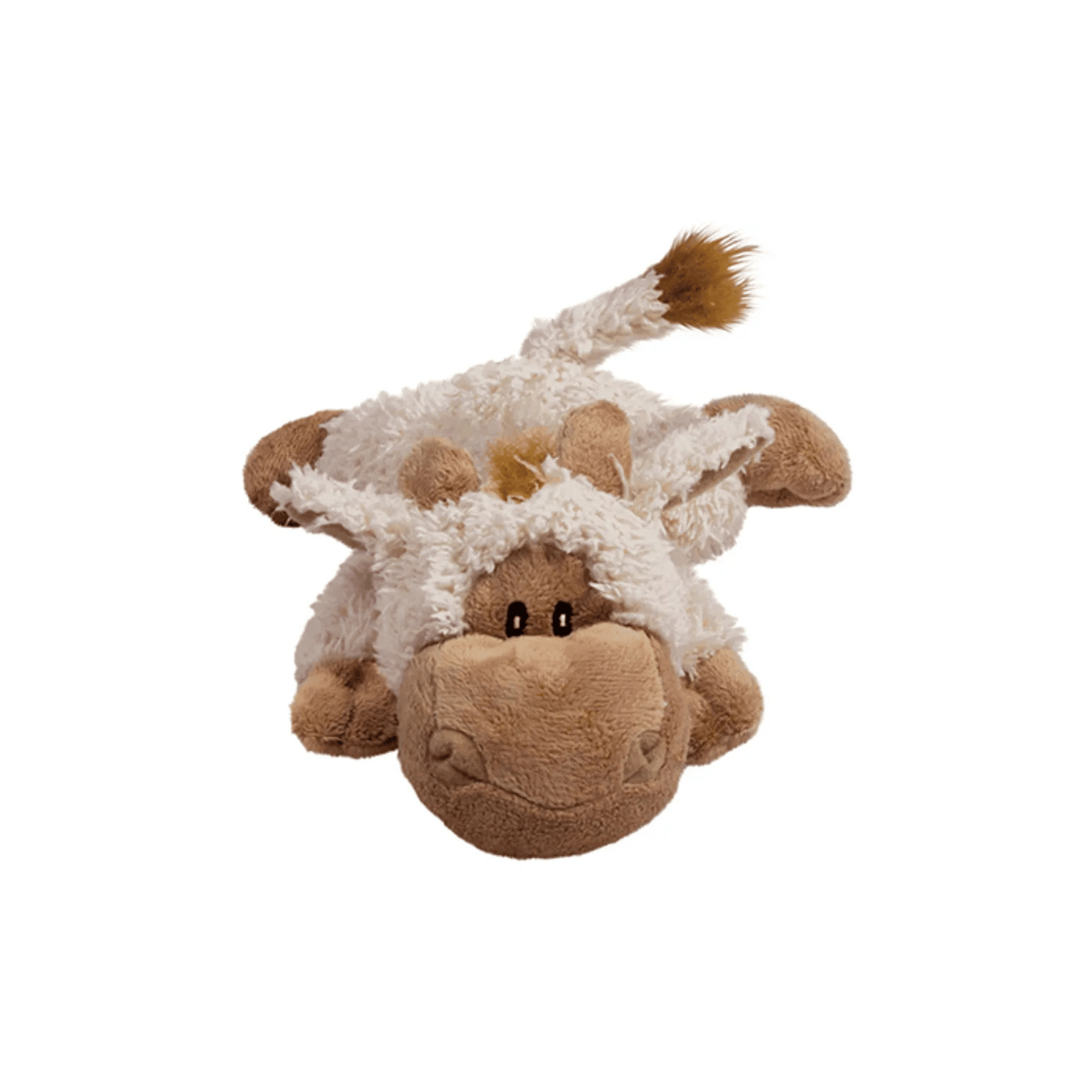KONG Cozie Naturals S blødt plyslegetøj til hund med squeaker