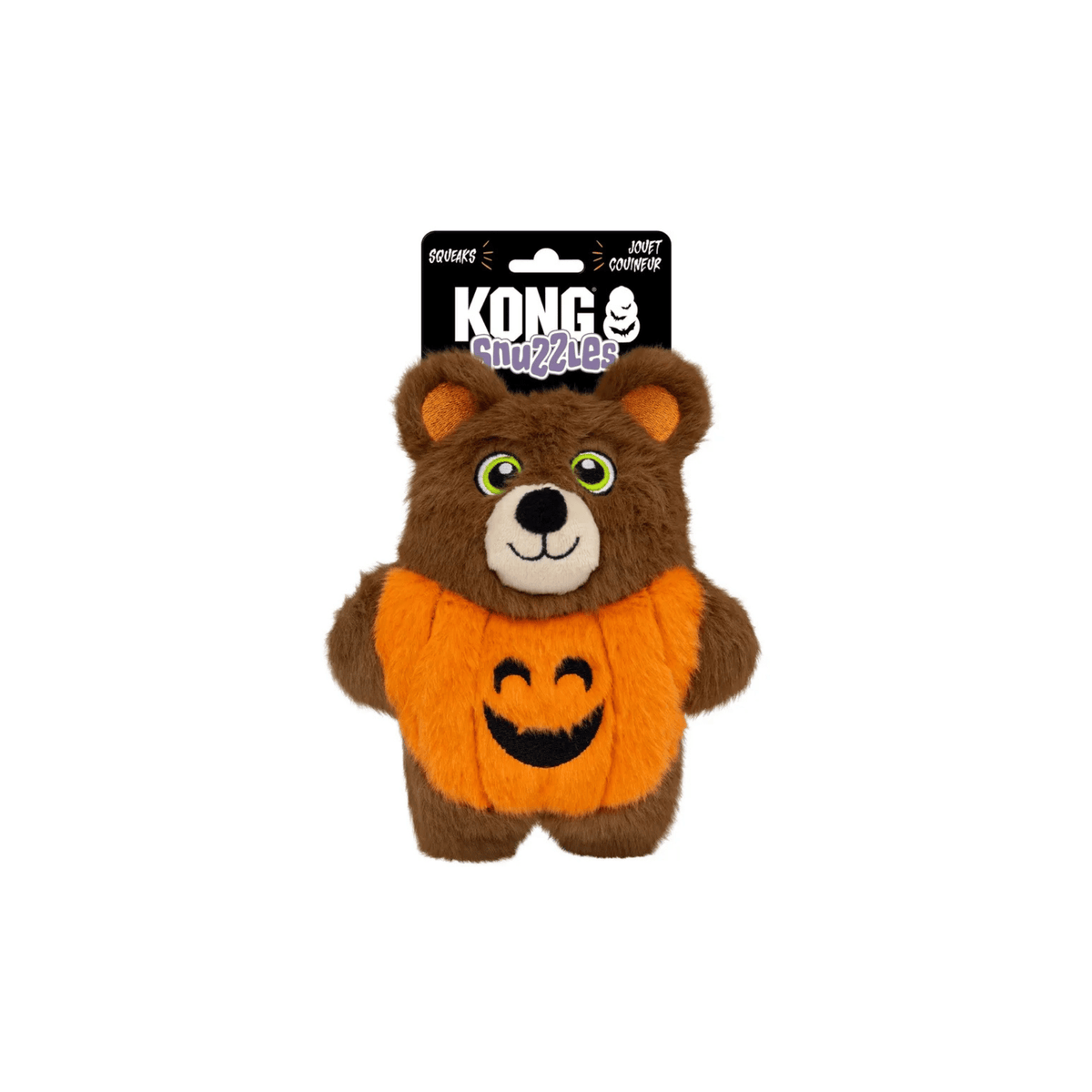 KONG Halloween Snuzzles Bat & Bear Mix plyslegetøj med piv til hund