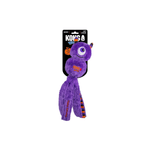 KONG Halloween Wubba Monster Purple L lilla plyslegetøj med lange haler og piv til hund