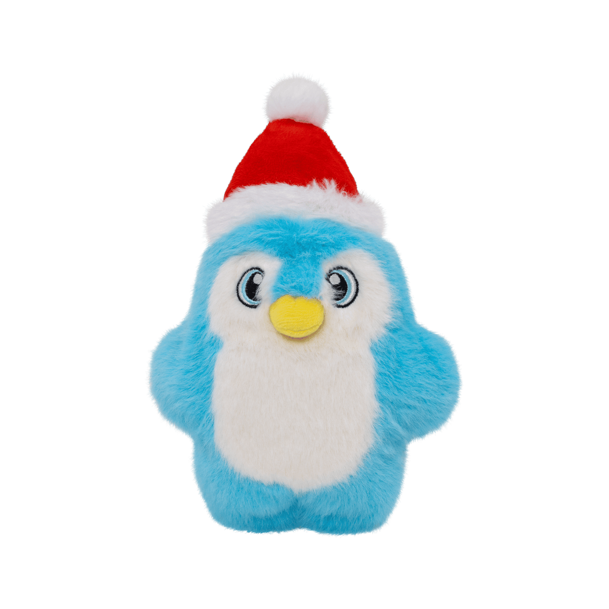 KONG Holiday Snuzzles Santa Penguin S/M blødt julelegetøj til hund med piv