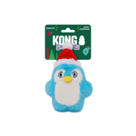 KONG Holiday Snuzzles Santa Penguin S/M blødt julelegetøj til hund med piv