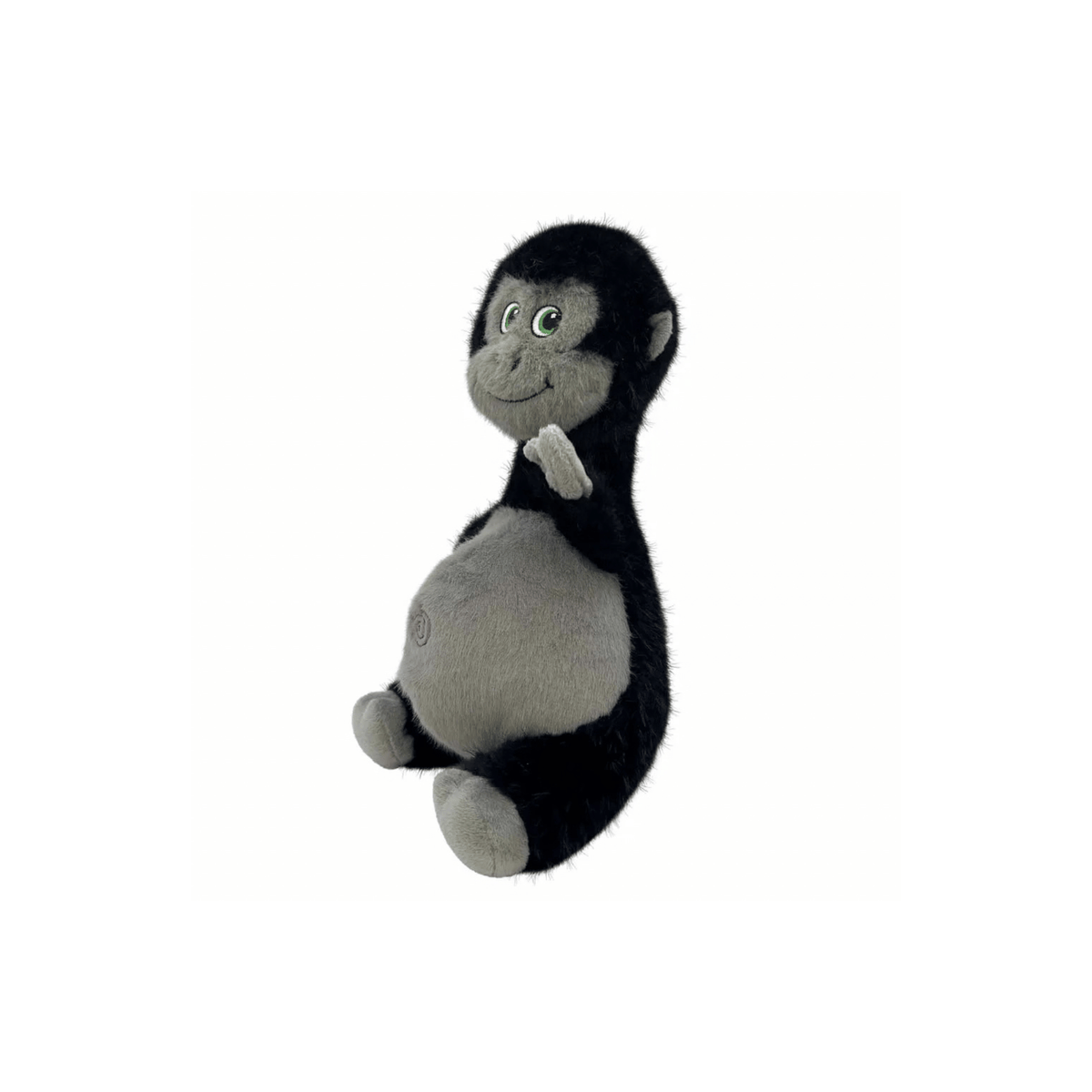 KONG Knots Belly Gorilla M/L plyslegetøj med rebkugle og piv til hund