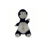 KONG Knots Belly Gorilla M/L plyslegetøj med rebkugle og piv til hund