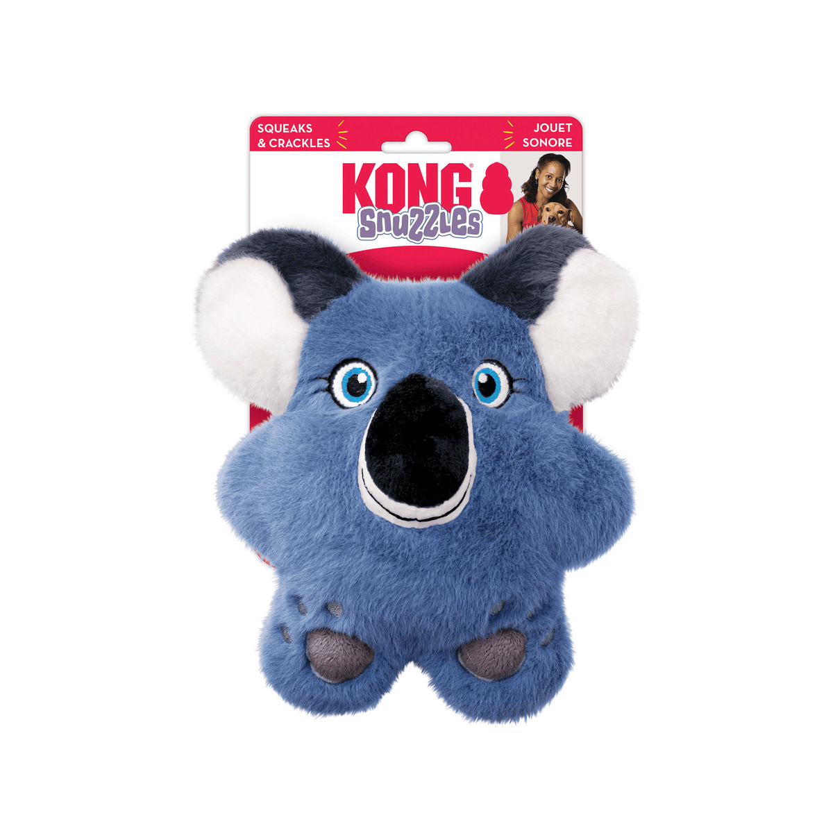 Hundelegetøj KONG Snuzzles Koala plysdyr med piv