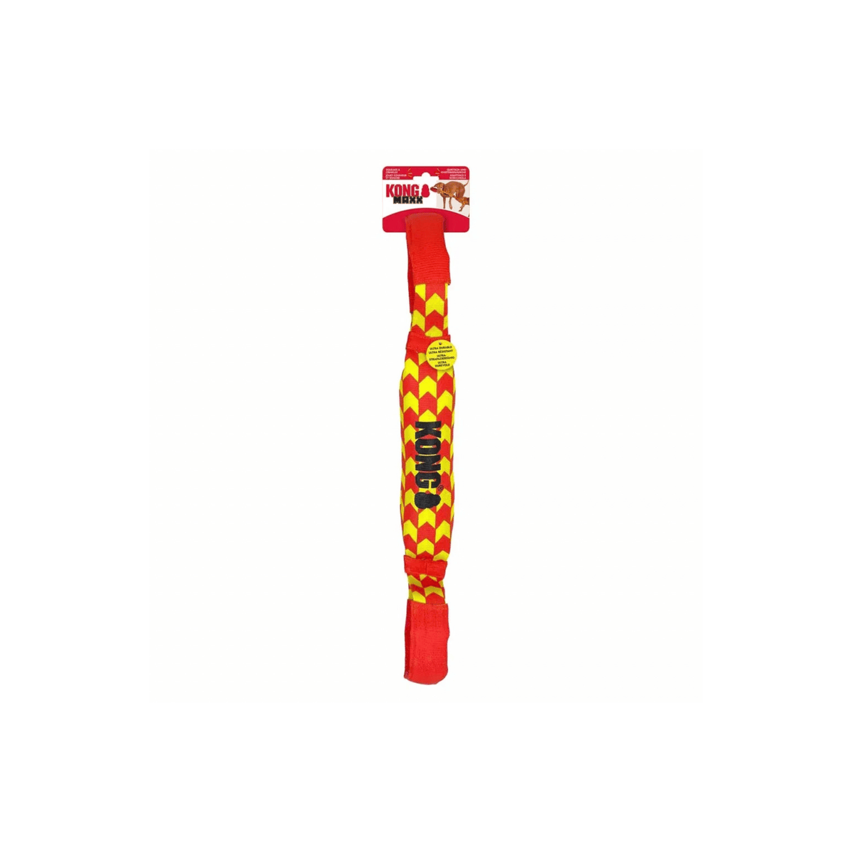 KONG MAXX Tug 57 x 6,5 x 6,5 cm robust træklegetøj til hund med håndtag