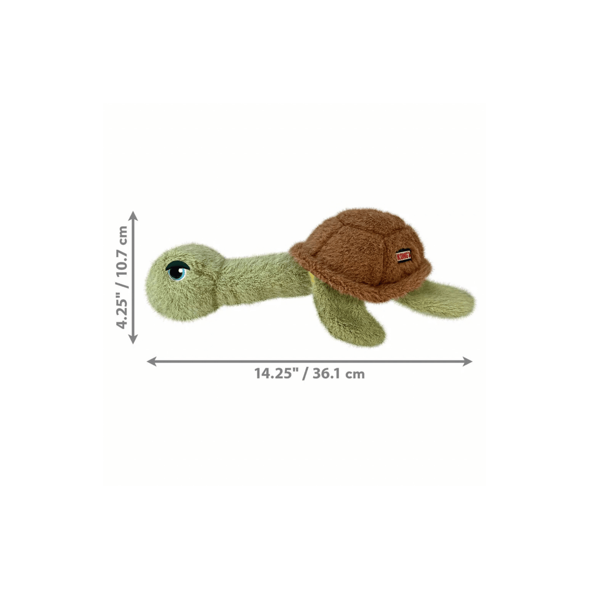 KONG Scruffs Turtle M/L