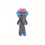 KONG Shakers Crumples Elephant XL grå plys-elefant med piv og knitrelyd til hund