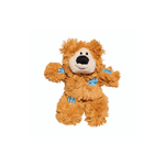 KONG Softies Patchwork Bear blødt kattelegetøj med catnip og raslelyd