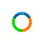 KONG Twistz High-Viz Ring S 18 cm selvlysende apportlegetøj til hund