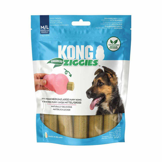 Kong Ziggies Enhanced Puppy M/l 227 gr.