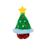 KONG Holiday Crackles Christmas Tree grønt kattelegetøj med catnip og knitrelyd