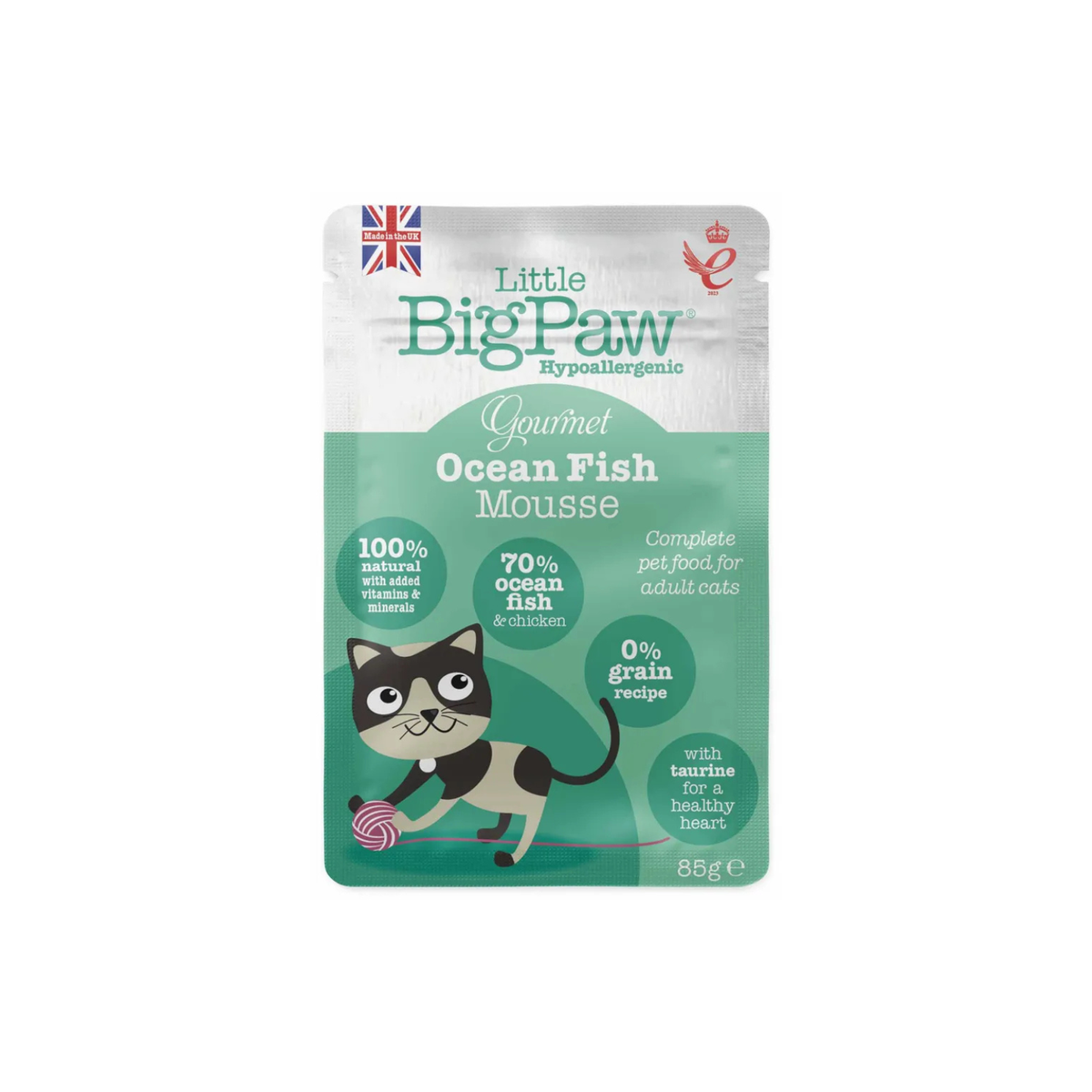 Lbp Pouch Gourmet Atlantic Ocean Fish Mousse 85 gr. by Little Big Paw