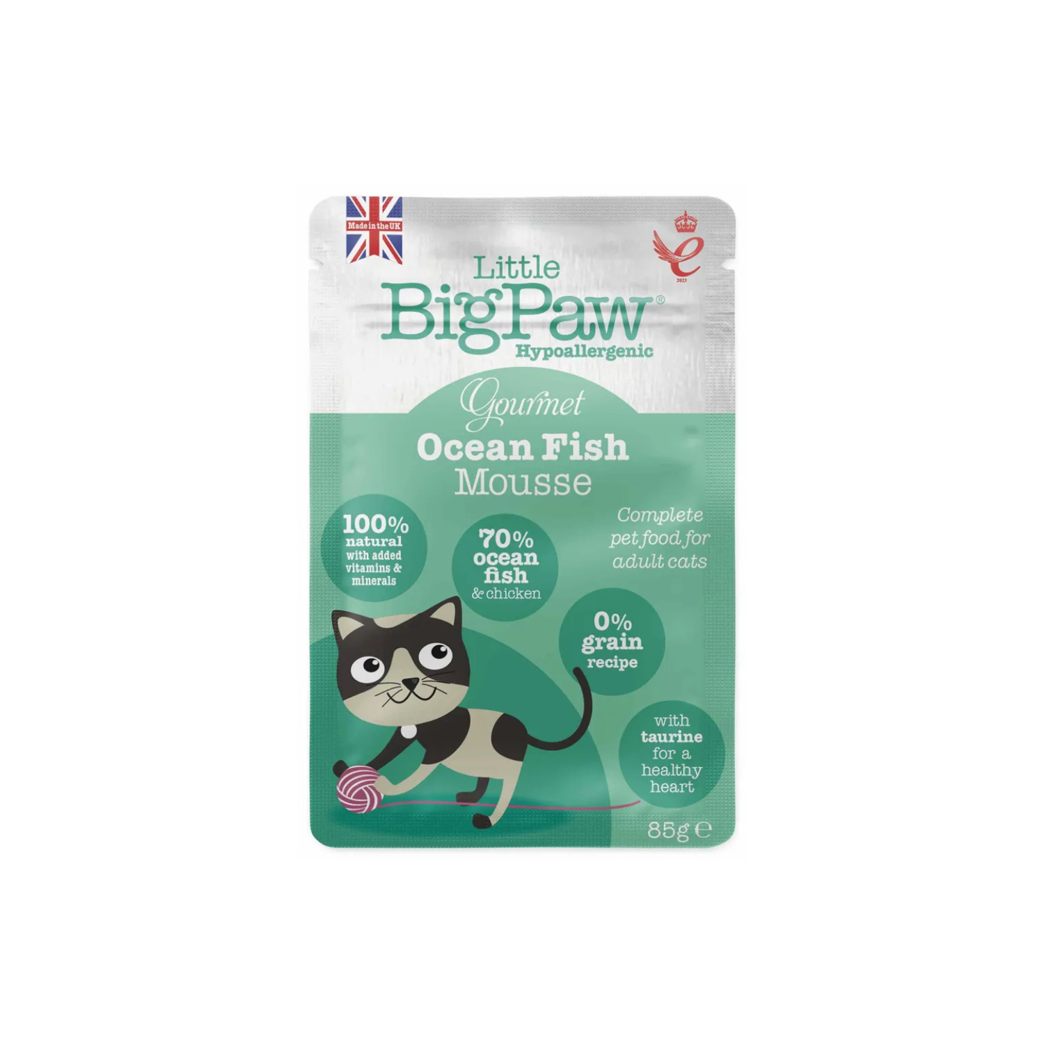 Lbp Pouch Gourmet Atlantic Ocean Fish Mousse 85 gr. by Little Big Paw
