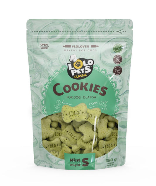 Lolo Pets Hundekiks ben med mint - Small - 350 gr.