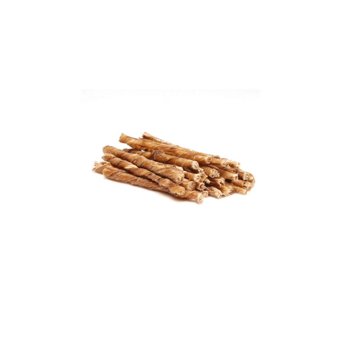 Natural Dog Chews Okseblære 100 g snoede tyggepinde til hund af tørret okseblære til hunde