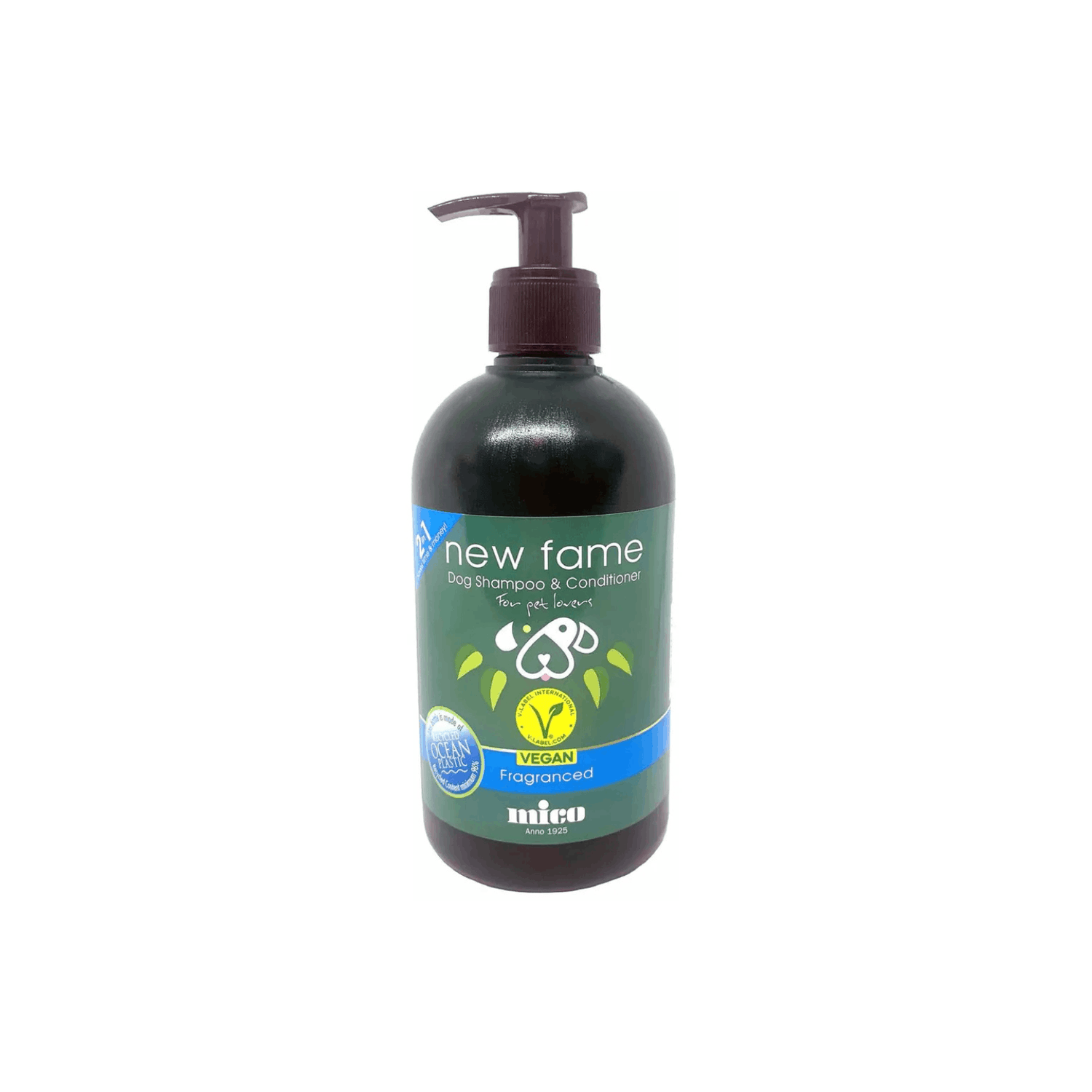 New Fame 2-i-1 Shampoo/Balsam 500 ml. Vegansk - FjeldgaardShop.dk