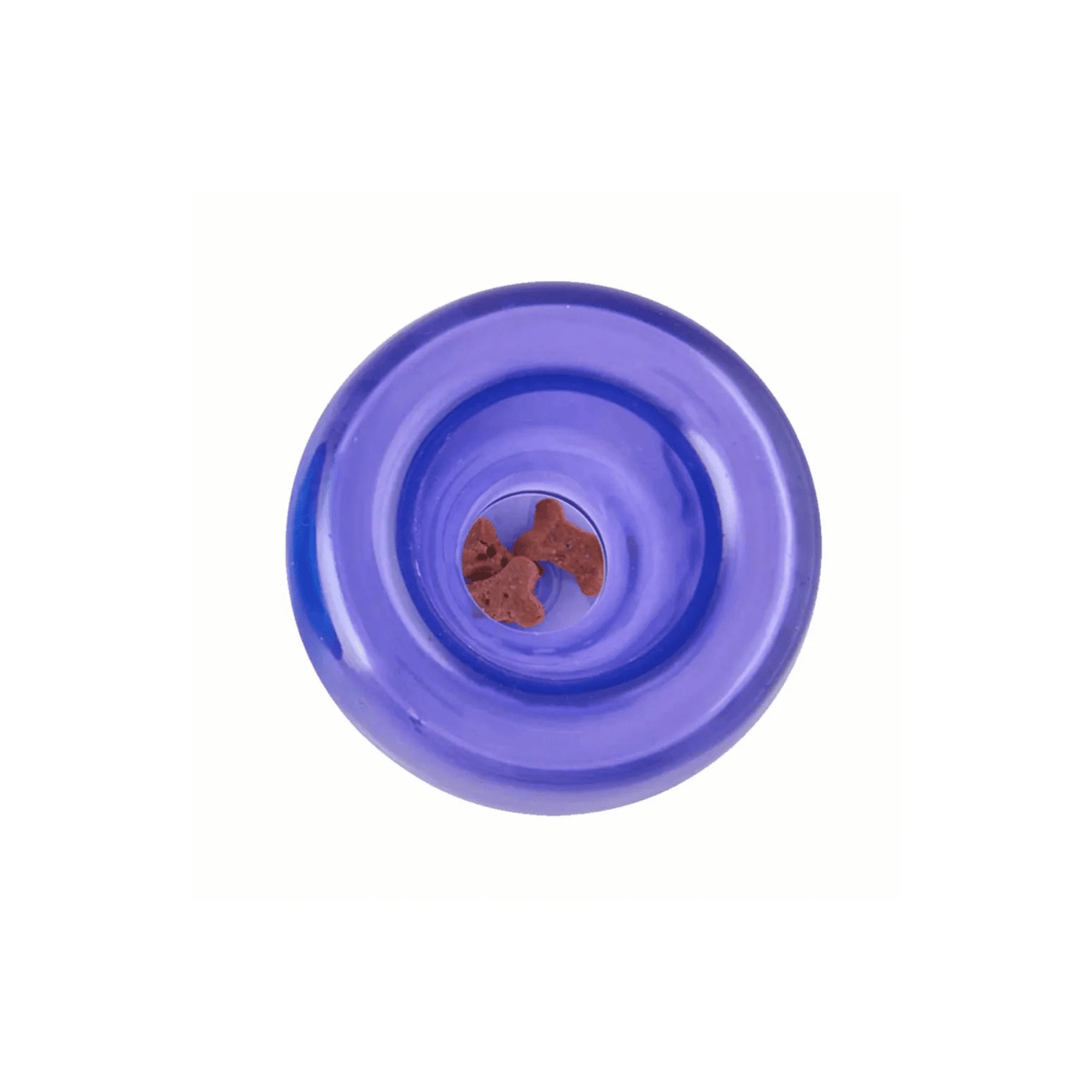 Planet Dog Lil Snoop lilla 9,6 cm slow feeder og godbidsdispenser til små hunde