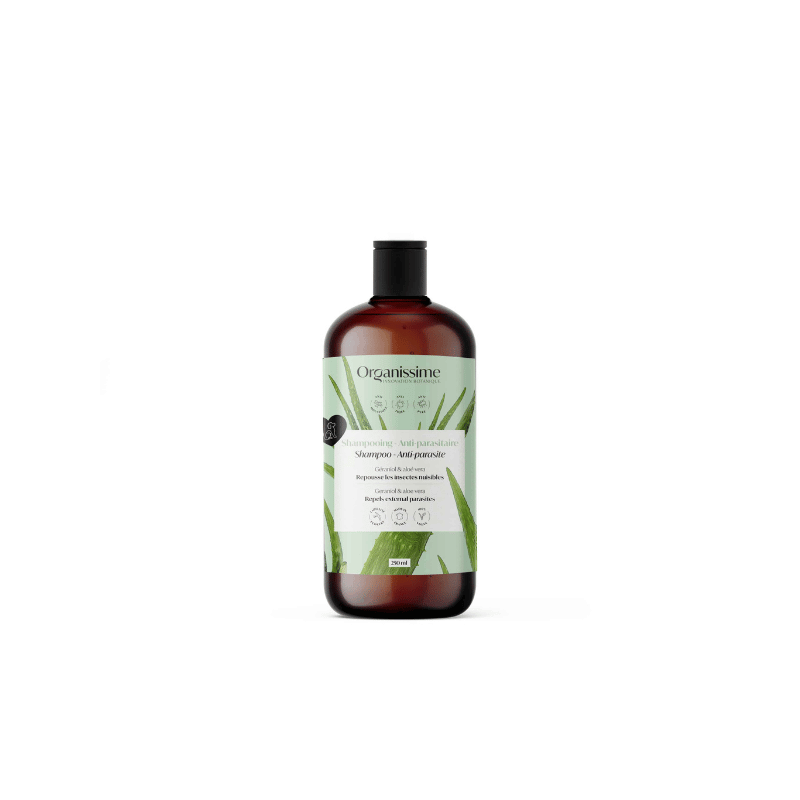 Organissime Ecocert Bio Dog Anti Parasite Shampoo 250 ml.