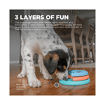 Nina Ottosson Puppy Lickin Layers Small slow feeder og aktiveringslegetøj til hvalp