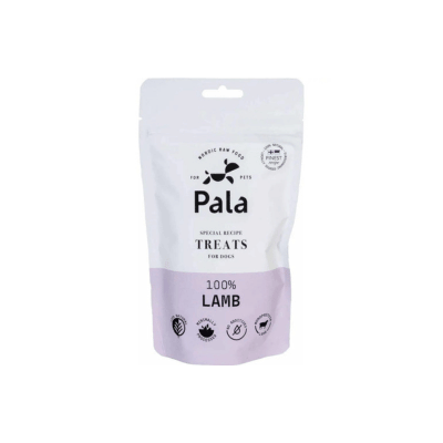 Pala Treats 100% Lam 100 g naturlige lufttørrede godbidder til hund
