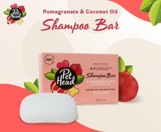 Pet Head Granatäpple Shampoo Bar 85 gr.