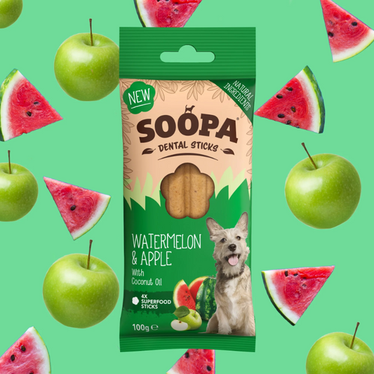 SOOPA Dental Sticks Watermelon & Apple 100 gr.